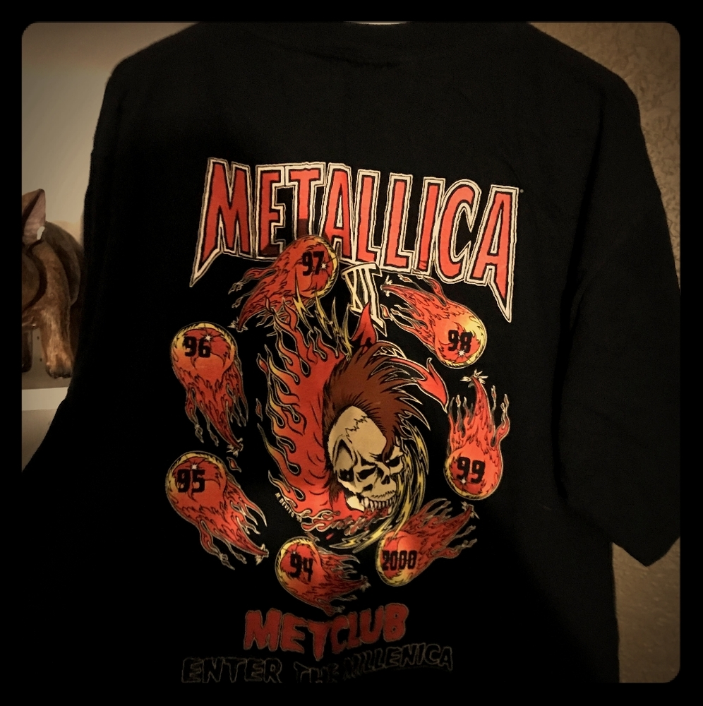 Metallica fan club shirt lot 10 total